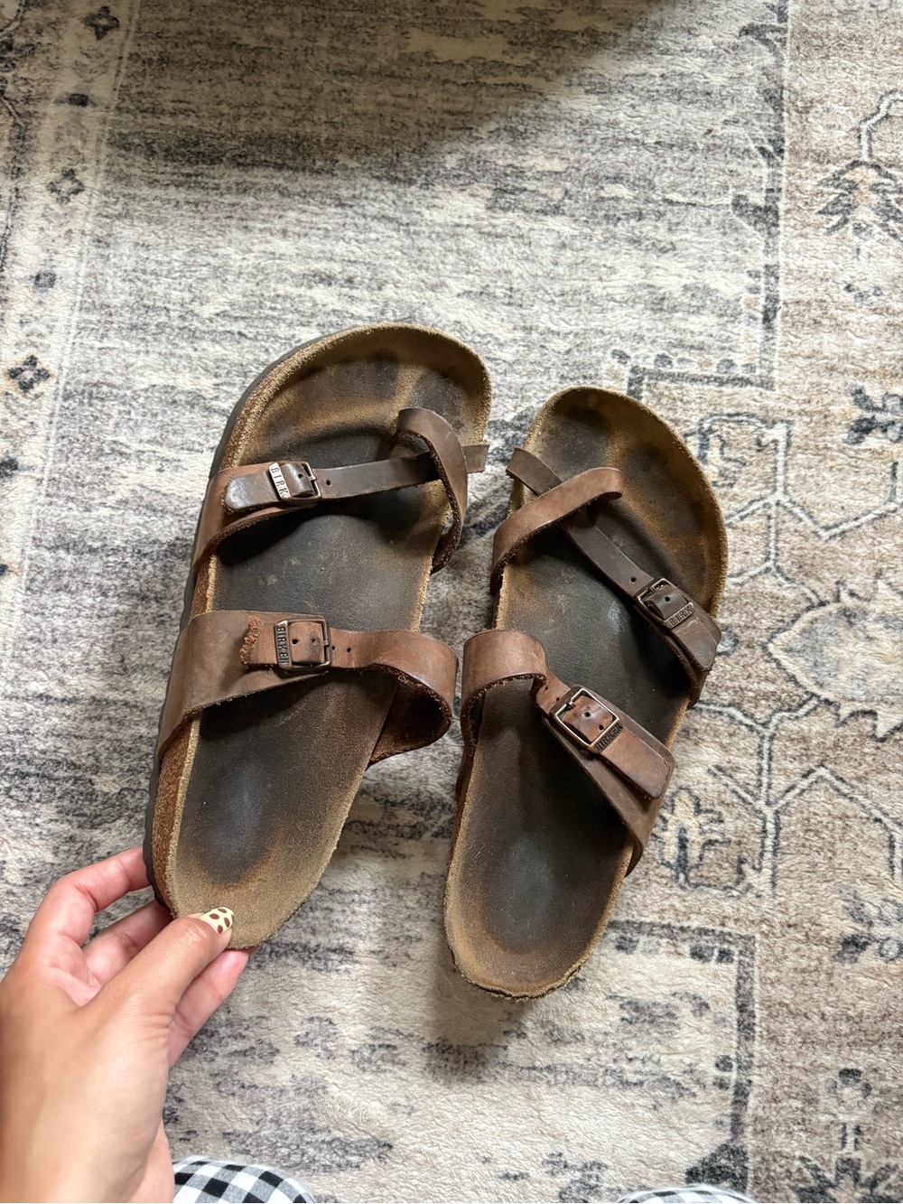 Birkenstock mayari brown sandals size 40